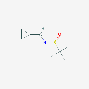 N-(Cyclopropylmethylene)-2-methylpropane-2-sulfinamide