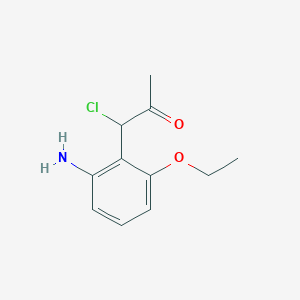 1-(2-Amino-6-ethoxyphenyl)-1-chloropropan-2-one