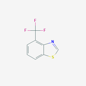 molecular formula C8H4F3NS B140488 4-(三氟甲基)-1,3-苯并噻唑 CAS No. 131106-69-9