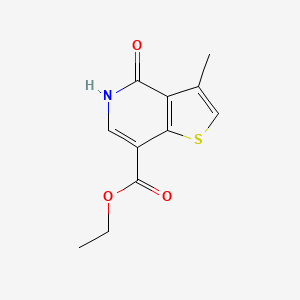 Ethyl 3-methyl-4-oxo-4,5-dihydrothieno[3,2-c]pyridine-7-carboxylate