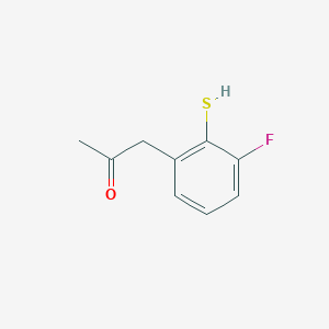 1-(3-Fluoro-2-mercaptophenyl)propan-2-one