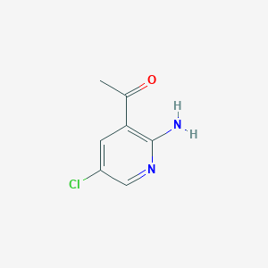 1-(2-Amino-5-chloropyridin-3-YL)ethanone