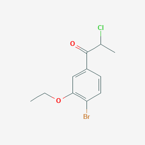 1-(4-Bromo-3-ethoxyphenyl)-2-chloropropan-1-one