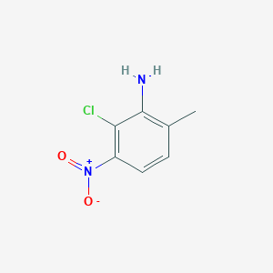 molecular formula C7H7ClN2O2 B14048916 2-Chloro-6-methyl-3-nitroaniline 