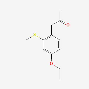 1-(4-Ethoxy-2-(methylthio)phenyl)propan-2-one