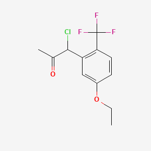 1-Chloro-1-(5-ethoxy-2-(trifluoromethyl)phenyl)propan-2-one