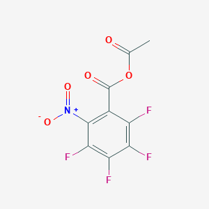 6-Nitro-2,3,4,5-tetrafluorobenzoyl acetate