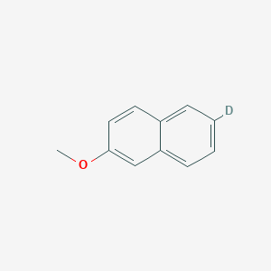 molecular formula C11H10O B14049013 2-Deuterio-6-methoxynaphthalene 