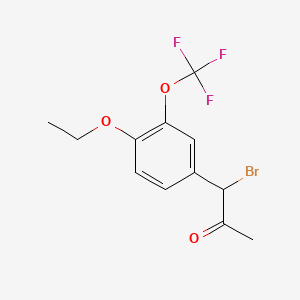 1-Bromo-1-(4-ethoxy-3-(trifluoromethoxy)phenyl)propan-2-one