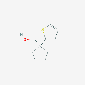 molecular formula C10H14OS B1404904 [1-(2-Thienyl)cyclopentyl]methanol CAS No. 1447964-54-6