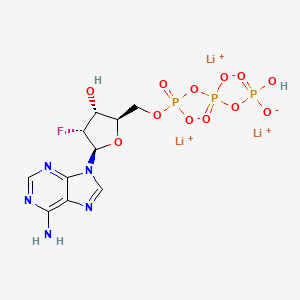 Lithium ((2R,3R,4R,5R)-5-(6-amino-9H-purin-9-yl)-4-fluoro-3-hydroxytetrahydrofuran-2-yl)methyl hydrogen triphosphate