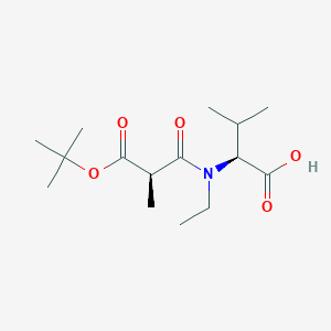 (S)-2-((R)-2-(tert-butoxycarbonyl)-N-ethylpropanamido)-3-methylbutanoic acid