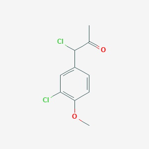 1-Chloro-1-(3-chloro-4-methoxyphenyl)propan-2-one