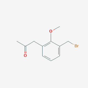 1-(3-(Bromomethyl)-2-methoxyphenyl)propan-2-one