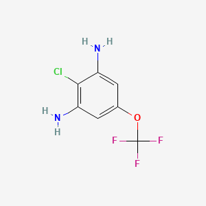 1-Chloro-2,6-diamino-4-(trifluoromethoxy)benzene