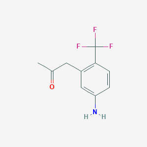 1-(5-Amino-2-(trifluoromethyl)phenyl)propan-2-one