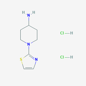 B1404914 1-(1,3-Thiazol-2-yl)piperidin-4-amine dihydrochloride CAS No. 1448134-24-4