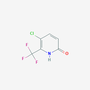 molecular formula C6H3ClF3NO B1404916 5-Chloro-6-(trifluoromethyl)pyridin-2-ol CAS No. 1227514-31-9