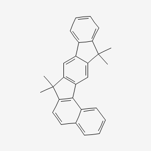 Benz[g]indeno[1,2-b]fluorene, 7,13-dihydro-7,7,13,13-tetramethyl-