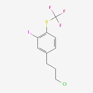 1-(3-Chloropropyl)-3-iodo-4-(trifluoromethylthio)benzene