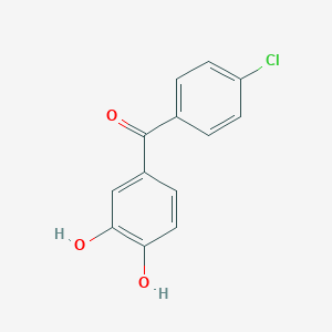 molecular formula C13H9ClO3 B140492 (4-氯苯基)(3,4-二羟基苯基)甲酮 CAS No. 134612-84-3