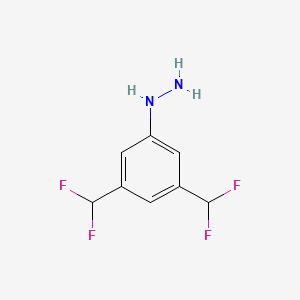 (3,5-Bis(difluoromethyl)phenyl)hydrazine