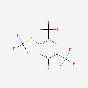 1,5-Bis(trifluoromethyl)-2-fluoro-4-(trifluoromethylthio)benzene