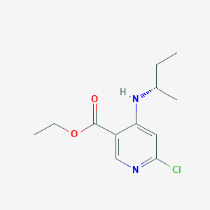 (S)-Ethyl 4-(sec-butylamino)-6-chloronicotinate