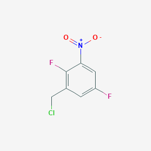 molecular formula C7H4ClF2NO2 B1404925 2,5-二氟-3-硝基苄基氯 CAS No. 1803730-72-4