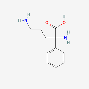 2,5-Diamino-2-phenylpentanoic acid