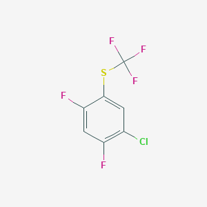 1-Chloro-2,4-difluoro-5-(trifluoromethylthio)benzene