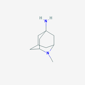 molecular formula C10H18N2 B1404928 5-氨基-2-甲基-2-氮杂三环[3.3.1.13,7]癸烷 CAS No. 1274919-18-4