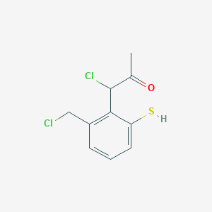 1-Chloro-1-(2-(chloromethyl)-6-mercaptophenyl)propan-2-one