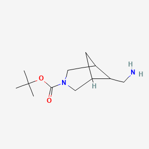 B1404929 Tert-butyl 6-(aminomethyl)-3-azabicyclo[3.1.1]heptane-3-carboxylate CAS No. 1251013-49-6