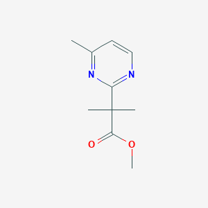 Methyl 2-methyl-2-(4-methylpyrimidin-2-yl)propanoate