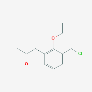 1-(3-(Chloromethyl)-2-ethoxyphenyl)propan-2-one