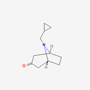 (1R,5S)-8-(cyclopropylmethyl)-8-azabicyclo[3.2.1]octan-3-one