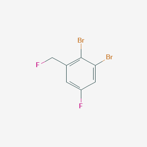 1,2-Dibromo-5-fluoro-3-(fluoromethyl)benzene