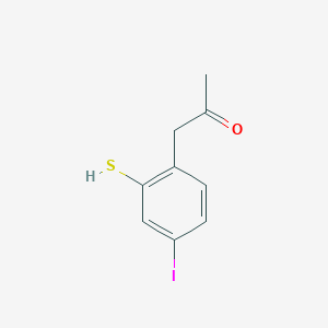 1-(4-Iodo-2-mercaptophenyl)propan-2-one