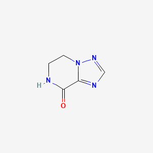 molecular formula C5H6N4O B14049433 5H,6H,7H,8H-[1,2,4]triazolo[1,5-a]pyrazin-8-one 