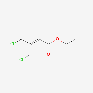 Ethyl 4-chloro-3-(chloromethyl)but-2-enoate