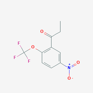 1-(5-Nitro-2-(trifluoromethoxy)phenyl)propan-1-one