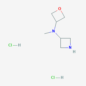 molecular formula C7H16Cl2N2O B1404947 N-甲基-N-(氧杂环-3-基)氮杂环-3-胺二盐酸盐 CAS No. 1403767-34-9