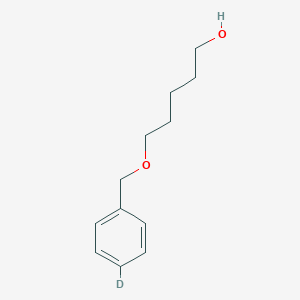 5-[(4-Deuteriophenyl)methoxy]pentan-1-ol