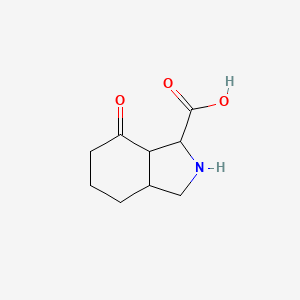 B1404950 7-Oxo-octahydro-isoindole-1-carboxylic acid CAS No. 1403766-51-7