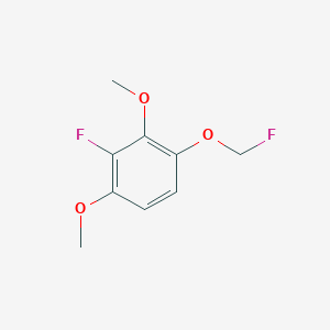 1,3-Dimethoxy-2-fluoro-4-(fluoromethoxy)benzene