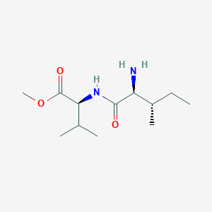 molecular formula C12H24N2O3 B14049530 L-Isoleucyl-L-valine Methyl Ester 