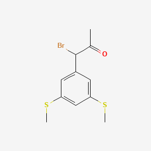 1-(3,5-Bis(methylthio)phenyl)-1-bromopropan-2-one