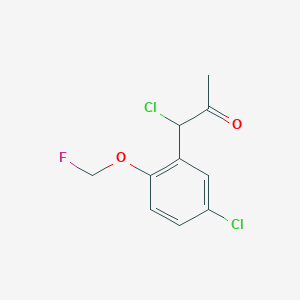 1-Chloro-1-(5-chloro-2-(fluoromethoxy)phenyl)propan-2-one