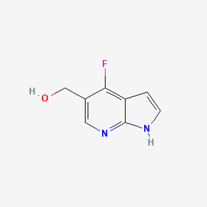 (4-Fluoro-1H-pyrrolo[2,3-b]pyridin-5-yl)methanol